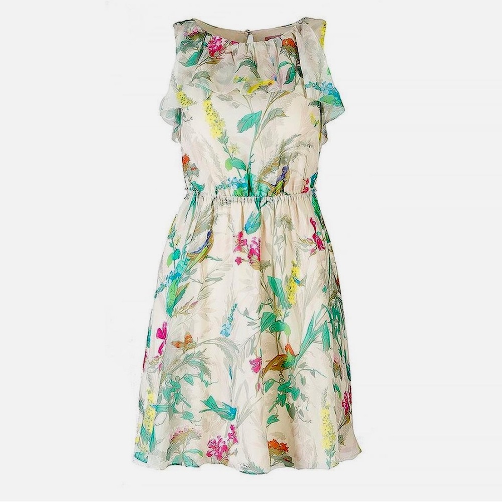 Ted Baker London Floral Bird Dress size 5